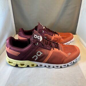 On Cloudflow 2.0 Running Shoes Rust Limelight Helion Men's 12 EUC No Box